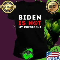 Vintage anti biden is not my president - biden election vote s Ladies tee