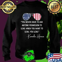 You lead madam vice president harris quote inauguration 2021 american flag s Sweater