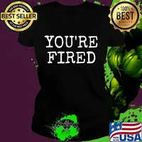 You're Fired Donald Trump The End Of An Error Election 2020 Shirt Ladies tee