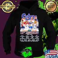 Florida Gators 115th Anniversary 1906 2021 Thank You For The Memories Signature Shirt Hoodie