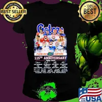 Florida Gators 115th Anniversary 1906 2021 Thank You For The Memories Signature Shirt Ladies tee