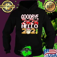 Goodbye 2020 Hello 2021 Happy New Year 2021 Toilet Paper Vaccine Shirt Hoodie