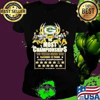 Green Bay The Most Championships 100 Years Since 1919 Packers 13 Times League Shirt Ladies tee