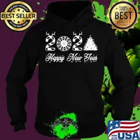 Happy New Year 2021 Christmas Tree Xmas’s Shirt Hoodie