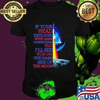 If Your Head Explodes With Dark Forebodings Too I’ll See You On The Dark Side Of The Moon Pink Floyd Lgbt Shirt