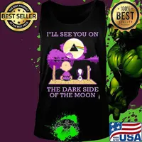 I’ll See You On The Dark Side Of The Moon Snoopy And Friend Watching Pink Floyd Shirt Tank top