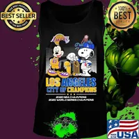 Los Angeles City Of Champions 2020 Nba Champions Snoopy And Mickey Disney Football Shirt Tank top