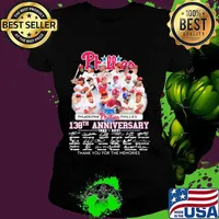 Philadelphia Phillies 138th Anniversary 1883 2021 Thank You For The Memories Signature Shirt Ladies tee