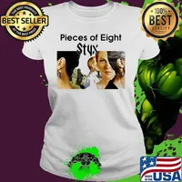 Pieces Of Eight Styx Music Mike Mettler Smash Success Shirt Ladies tee