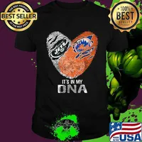 The New York Jets And Mets It's In My Dna Nfl Football Heart Shirt