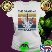 This Grandma Rocks Guitar Vintage ShirtThis Grandma Rocks Guitar Vintage Shirt Ladies tee