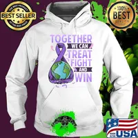Together we can treat fight and win World Cancer Day Cancer Awareness Fight Against Cancer Shirt Hoodie