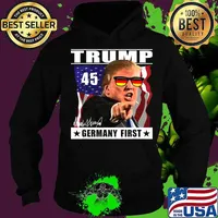 Trump 2020 Germany First USA Elections 2020 American Flag Shirt Hoodie