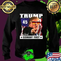 Trump 2020 Germany First USA Elections 2020 American Flag Shirt Sweater