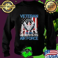 Veteran Of The United States Us Air Force American Flag Veterans Patriotic Shirt Sweater