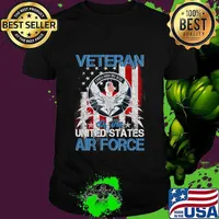 Veteran Of The United States Us Air Force American Flag Veterans Patriotic Shirt
