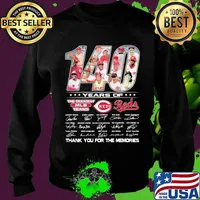 140 Years Of The Greatest Teams Reds Signature Shirt Sweater