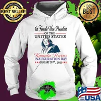 1st Female Vice President Of The United States Kamala Harris Inauguration Day 2021 Election Shirt Hoodie