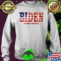 Biden 1.20.2021 Inauguration Day President Election American Flag Shirt Sweater