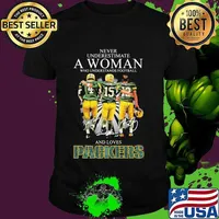 Never Underestimate A Woman Who Understand Football And Loves Packers Signature Shirt