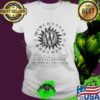 The Winchester Brothers The Family Business Saving People And Hunting Things Car Shirt Ladies tee