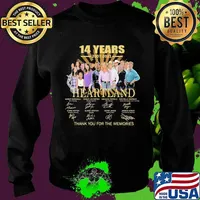 14 Years 2007 2021 Heartland Thank You For The Memories Signature Shirt Sweater