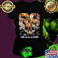80 Years Of 1941 2021 Wonder Woman Signature Thank You For The Memories Shirt Ladies tee