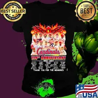Cardinals 139th Anniversary 1882 2021 Thank You For The Memories Signature Shirt Ladies tee