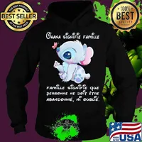 Chana Signifie Famillie Personne Ne Doit Stitch Shirt Hoodie