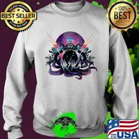 Disney Villains Ursula 90S Rock Band Neon shirt (2) Sweater