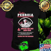 Dustin Pedroia Boston Red Sox 2006 2019 Thanks For The Memories Football Shirt