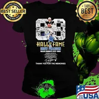 Halll Of Fame Drew Pearson Dallas Cowboys 1973 - 1983 Thank You For The Memories Ladies tee