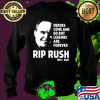 Heroes come and go but legends are forever rip Rush Limbaugh 1951 2021 Sweater