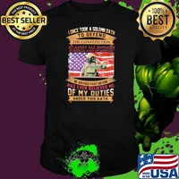 I Once Took A Solemn Oath To Defend Has Ever Relieved Me Of My Duties Under This Oath American Flag Shirt