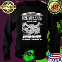 I’m Not A Widower I’m A Husband A Beautiful Wife With Wings All I Want Is For Her Heaven To Know Sweater