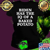 Joe Biden Has The IQ Of A Baked Potato Ladies tee