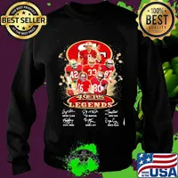 San Francisco 49ers Legends Signature Football Shirt Sweater