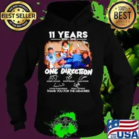 11 years of One Direction 2010 2021 thank you for the memories Hoodie