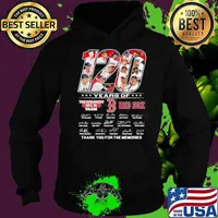 120 Years Of Red Sox Thank You For The Memories Signature Shirt Hoodie