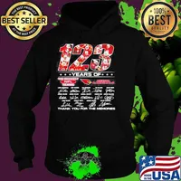 123-years of The Greatest NFL Teams Arizon Cardinals Thank You For The Memories Signatures 2021 Shirt Hoodie