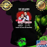 13 Years 2008 2021 Step Brothers Signatures Thank You For The Memories Shirt Ladies tee