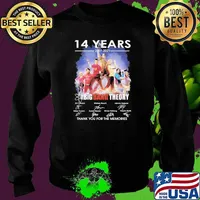 14 Years 2007 2021 Bigbang Theory Thank You For The Memories Signature Shirt Sweater