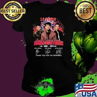 16 Years Jonas Brothers 2005 2021 Thank You For The Memories Signature Shirt Ladies tee