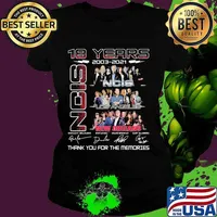 18 Years 2003 2021 NCIS Los Angeles New Orleans Thank You For The Memories Signature Shirt Ladies tee