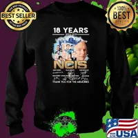18 Years 2003 2021 Ncis Thank You For The Memories Signature Shirt Sweater