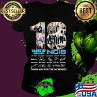 18 Years Of 2003 2021 NCIS Thank You For The Memories Signature Shirt Ladies tee