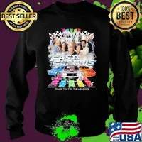 20 Fast And Furious Thank You For The Memories Signature Shirt Sweater