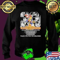 23 Magic Johnson Los Angeles Lakers1979 1996 Thank You For The Memories Signature Shirt Sweater