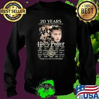 20 Years 2001 2021 Harry Potter Thank You For The Memories Signature Shirt Sweater