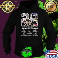 28 Years Of 1993 2021 Backstreet Boys Thank You For The Memories Signature Shirt Hoodie